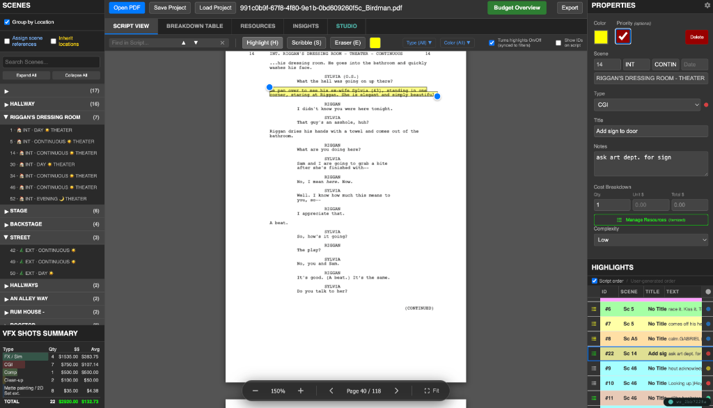 PDF Script Viewer
